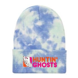 Hunting Ghosts Ghost Hunter Paranormal Activity Halloween Tie Dye 12in Knit Beanie