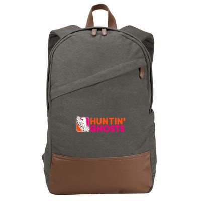 Hunting Ghosts Ghost Hunter Paranormal Activity Halloween Cotton Canvas Backpack