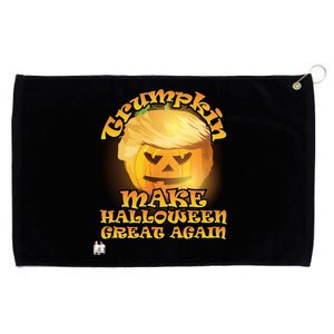 Halloween Great Gift Trumpkin Make Halloween Great Again Gift Grommeted Golf Towel