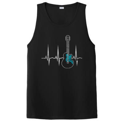 Heartbeat Guitarist Guitar Meaningful Gift PosiCharge Competitor Tank