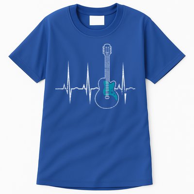 Heartbeat Guitarist Guitar Meaningful Gift Tall T-Shirt