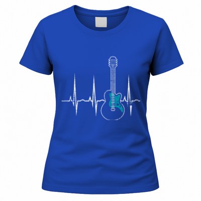 Heartbeat Guitarist Guitar Meaningful Gift Women's T-Shirt