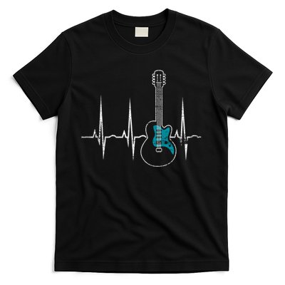 Heartbeat Guitarist Guitar Great Gift T-Shirt