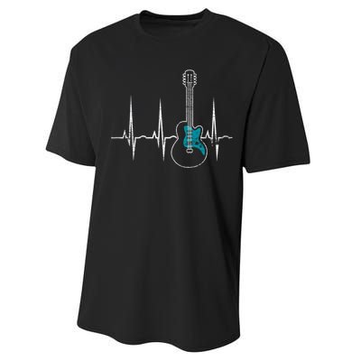 Heartbeat Guitarist Guitar Great Gift Performance Sprint T-Shirt