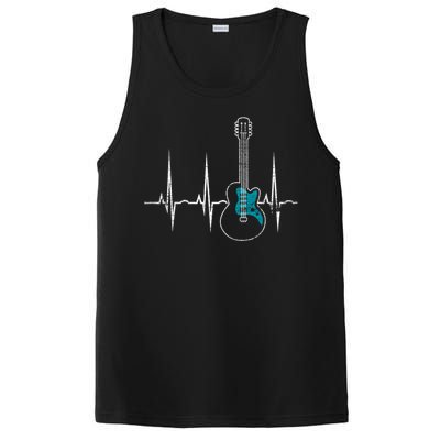 Heartbeat Guitarist Guitar Great Gift PosiCharge Competitor Tank