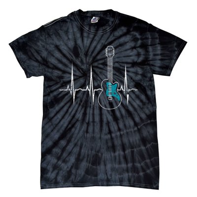 Heartbeat Guitarist Guitar Great Gift Tie-Dye T-Shirt