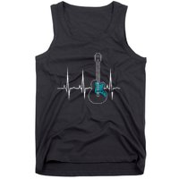 Heartbeat Guitarist Guitar Great Gift Tank Top