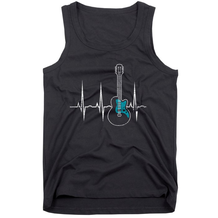 Heartbeat Guitarist Guitar Great Gift Tank Top