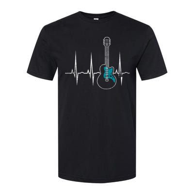 Heartbeat Guitarist Guitar Great Gift Softstyle CVC T-Shirt