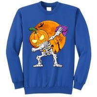 Halloween Gamer Gaming Dabbing Skeleton Gift Sweatshirt