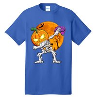 Halloween Gamer Gaming Dabbing Skeleton Gift Tall T-Shirt