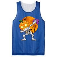 Halloween Gamer Gaming Dabbing Skeleton Gift Mesh Reversible Basketball Jersey Tank