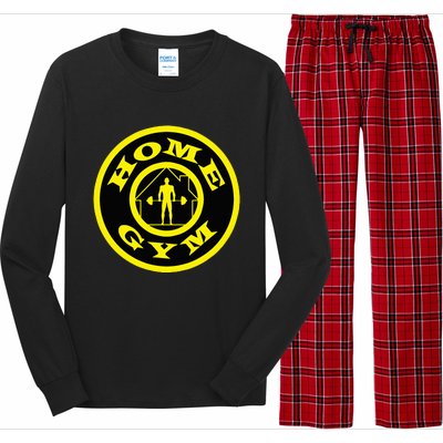 Home Gym GoldS Bodybuilding Weightlifting Fitness Parody Long Sleeve Pajama Set