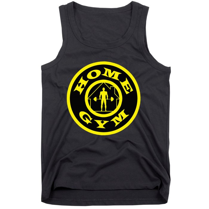 Home Gym GoldS Bodybuilding Weightlifting Fitness Parody Tank Top