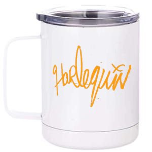 Harlequin Gag Gaga Graphic Joke 12 oz Stainless Steel Tumbler Cup