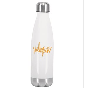 Harlequin Gag Gaga Graphic Joke Stainless Steel Insulated Water Bottle