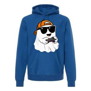 Halloween Ghost Gamer Scary Costume Gaming Premium Hoodie