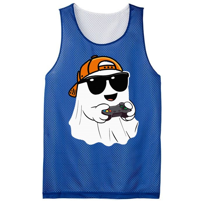 Halloween Ghost Gamer Scary Costume Gaming Mesh Reversible Basketball Jersey Tank