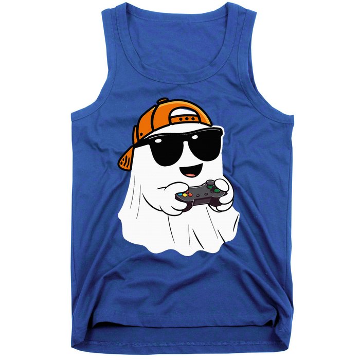 Halloween Ghost Gamer Scary Costume Gaming Tank Top