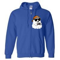 Halloween Ghost Gamer Scary Costume Gaming Full Zip Hoodie