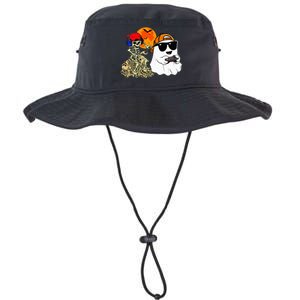 Halloween Ghost Gaming Scary Skeleton Gamer Legacy Cool Fit Booney Bucket Hat