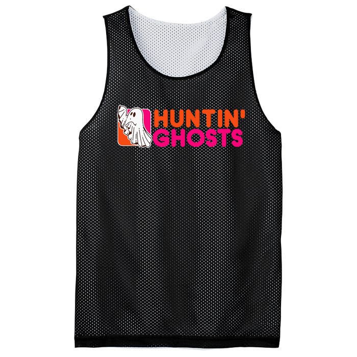 Hunting Ghosts Ghost Hunter Paranormal Activity Halloween Mesh Reversible Basketball Jersey Tank