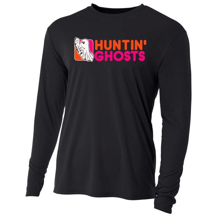 Hunting Ghosts Ghost Hunter Paranormal Activity Halloween Cooling Performance Long Sleeve Crew