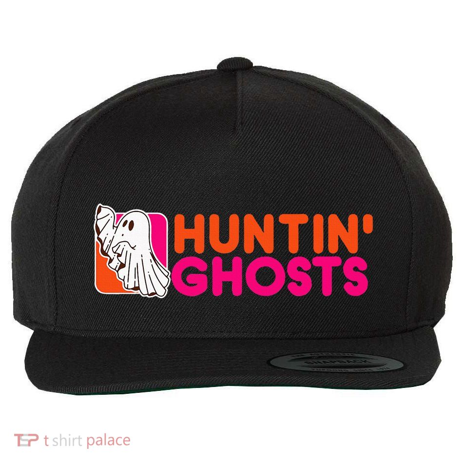 Hunting Ghosts Ghost Hunter Paranormal Activity Halloween Wool Snapback Cap