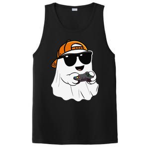 Halloween Ghost Gamer Scary Costume Gaming Gift PosiCharge Competitor Tank