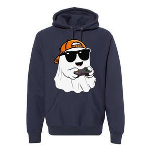 Halloween Ghost Gamer Scary Costume Gaming Gift Premium Hoodie