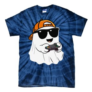 Halloween Ghost Gamer Scary Costume Gaming Gift Tie-Dye T-Shirt