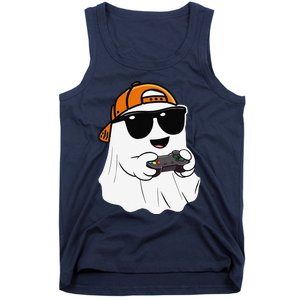 Halloween Ghost Gamer Scary Costume Gaming Gift Tank Top