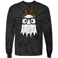 Halloween Ghost Glasses Cute Costume Girl Kid Toddler Wo Tie-Dye Long Sleeve Shirt