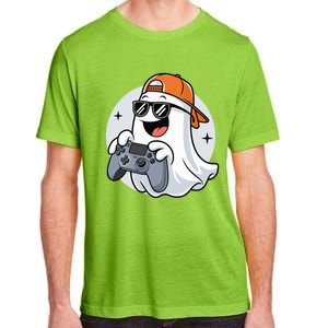 Halloween Ghost Gamer Scary Costume Gaming Cool Gift Adult ChromaSoft Performance T-Shirt