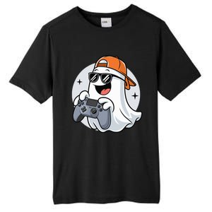 Halloween Ghost Gamer Scary Costume Gaming Cool Gift Tall Fusion ChromaSoft Performance T-Shirt