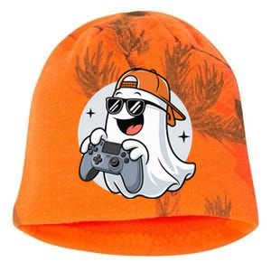 Halloween Ghost Gamer Scary Costume Gaming Cool Gift Kati - Camo Knit Beanie