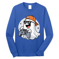 Halloween Ghost Gamer Scary Costume Gaming Cool Gift Long Sleeve Shirt