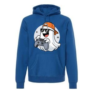 Halloween Ghost Gamer Scary Costume Gaming Cool Gift Premium Hoodie