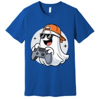 Halloween Ghost Gamer Scary Costume Gaming Cool Gift Premium T-Shirt