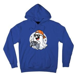 Halloween Ghost Gamer Scary Costume Gaming Cool Gift Tall Hoodie