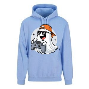 Halloween Ghost Gamer Scary Costume Gaming Cool Gift Unisex Surf Hoodie