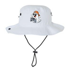 Halloween Ghost Gamer Scary Costume Gaming Cool Gift Legacy Cool Fit Booney Bucket Hat