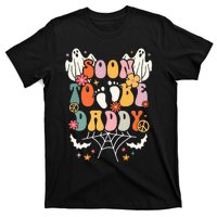 Halloween Groovy Ghost Soon to Be Daddy Halloween Pregnancy T-Shirt