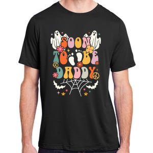 Halloween Groovy Ghost Soon to Be Daddy Halloween Pregnancy Adult ChromaSoft Performance T-Shirt