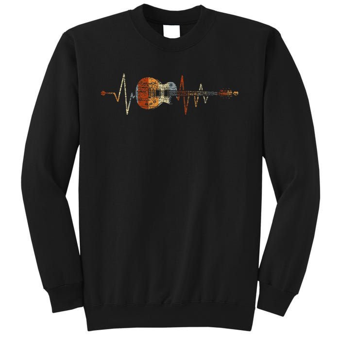 Heartbeat Guitarist Guitar Sweatshirt