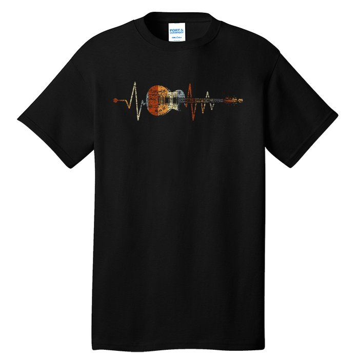 Heartbeat Guitarist Guitar Tall T-Shirt