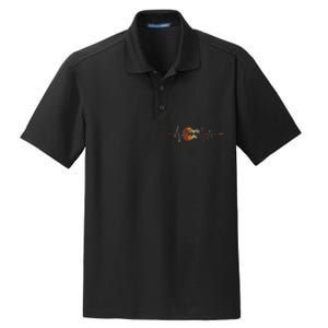 Heartbeat Guitarist Guitar Dry Zone Grid Polo