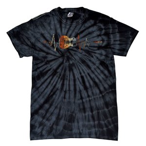 Heartbeat Guitarist Guitar Tie-Dye T-Shirt