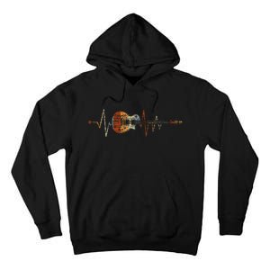 Heartbeat Guitarist Guitar Tall Hoodie