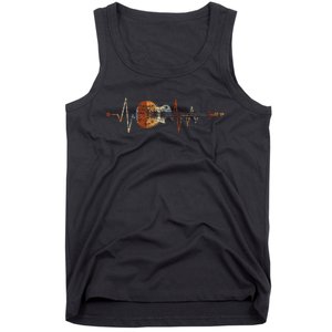 Heartbeat Guitarist Guitar Tank Top